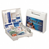 First Aid Only First Aid Kit w/House,130pcs,2.5x8",WHT FAO-132