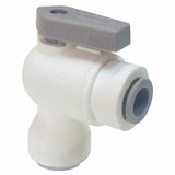 Parker Manual 2-Way Ball Valve,Push,Polypro LFPP4VEU4