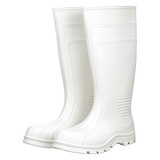 Talon Trax Rubber Boot,Men's,7,Knee,White,PR  45DZ24