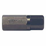 Apex Tool Group Insert Bit,Metric,7/16",Hex,12mm,7/8" SZ-7-12MM