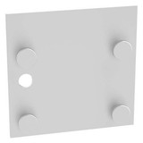 Tennsco Tie Plate,2 3/4inx3in,Gray TP-1