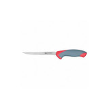 Clauss Fillet Knife,6 in Blade,Gray/Red Handle 18417