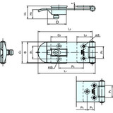 Lamp Hasp,Fixed,304 Stainless Steel,Polished HP-AK50
