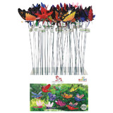 Exhart WindyWings 29 In. H. Metal Butterfly Garden Stake 05363 Pack of 40