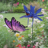 Exhart WindyWings 29 In. H. Metal Butterfly Garden Stake