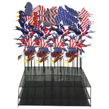 Exhart WindyWings 30 In. H. Patriotic Garden Stake Assortment 81102 Pack of 24