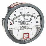 Dwyer Instruments Pressure Gauge,0 to 0.5 In H2O  2000-0AV