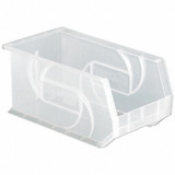 Lewisbins Hang and Stack Bin,Clear,PP,7 in PB148-7 Clear