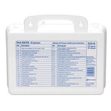 First Aid Only First Aid Kit w-House,107pcs,3x7",WHT 223