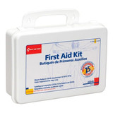 First Aid Only First Aid Kit w-House,107pcs,3x7",WHT 223