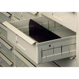 Tennsco Drawer Dividers,9 1/16 x 9",Black,PK30 30AD