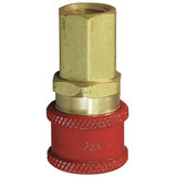 Hansen Coupler Body,(F)NPT,1/4,Brass RD702SL