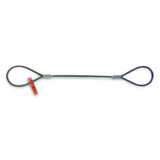 Lift-All Wire Rope Sling,6 ft L,2,800 lb Load Cap 38IEEX6