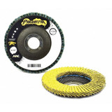 Arc Abrasives Flap Disc, 4 1/2 in Dia, 7/8 in Arbor 71-10823FF