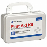 First Aid Only First Aid Kit w/House,65pcs,2 3/8x4",WHT 238-AN