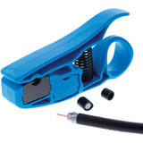 Ideal Coax Cable Stripper,4-1-2 in. L,Plastic 45-605