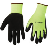 Stanley Men's Large Polyester Shell Hi-Vis Work Glove S38771