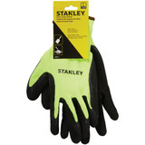 Stanley Men's Large Polyester Shell Hi-Vis Work Glove