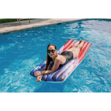 PoolCandy Stars & Stripes Deluxe Mattress Pool Raft US4402US 836236