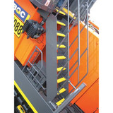 Vigil Antislip Anti-Slip Stair Nosing,Ylw,35-7-16in W 02-620