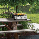 Dyna-Glo 1-Burner Stainless Steel 18,000 BTU 260 Sq. In. Outdoor LP Gas Griddle