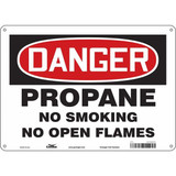 Condor Safety Sign,10 inx14 in,Aluminum  473U75