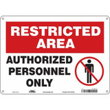 Condor Safety Sign,10 inx14 in,Aluminum 472W15