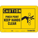 Condor Safety Sign,7 inx10 in,Polyethylene 475C01