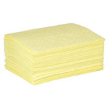 Condor Absorbent Pad,Chem/Hazmat,Yellow,PK50 35ZP99