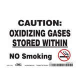 Condor Safety Sign,5 inx7 in,Vinyl 486A30