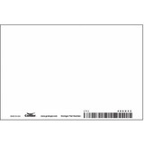 Condor Safety Sign,4in x 6in,Polyethylene,PK10 486U43