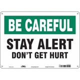 Condor Safety Sign,10 inx14 in,Polyethylene 475H74