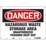 Condor Safety Sign,10 inx14 in,Aluminum 472P83