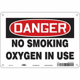 Condor Safety Sign,7 inx10 in,Polyethylene 473U25