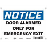 Condor Safety Sign,7 in x 10 in,Aluminum 467V42