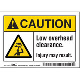 Condor Safety Sign,3.5in x 5in,Vinyl 478Z87