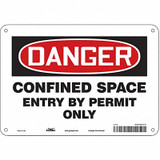 Condor Safety Sign,7 in x 10 in,Aluminum 465K24