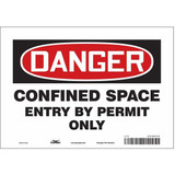 Condor Safety Sign,7 inx10 in,Vinyl 465K30