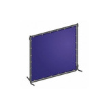 Manufacturer Varies Welding Screen, 4 ft H, 6 ft W, Blue 22RN77