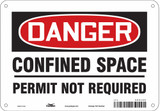 Condor Safety Sign,7 in x 10 in,Aluminum  465L90