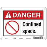 Condor Safety Sign,7 in x 10 in,Aluminum 465H46