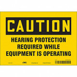 Condor Safety Sign,7 inx10 in,Vinyl 465Z81