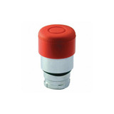 Dayton Mushroom Head Push Button, Red, 22mm 30G115