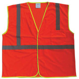 Condor U-Block Vest, Class1 Orange/Red, 4XL/5XL 53YK38