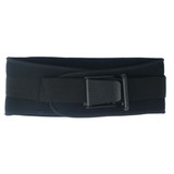 Condor Back Support w/Foam Core,Black,Buckle,L 3RUW6