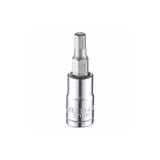 Westward Socket Bit, Steel, 1/4 in, TpSz 4.5 mm 54TM09