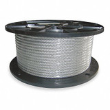 Dayton Wire Rope,100 ft L,3/8 in dia.,2,340 lb 2TAU7