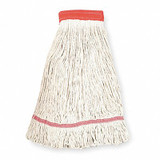 Tough Guy Wet Mop,White,Cotton 1TYR2