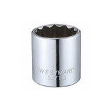 Westward Socket, Steel, Chrome, 1 in 53YT13