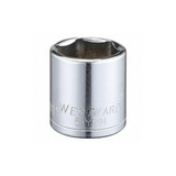 Westward Socket, Steel, Chrome, 22 mm 53YR94